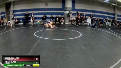 84 lbs Round 3 (8 Team) - Kaleb Pollock, U2 Uprising Black vs Noah Blair, CTWHALE