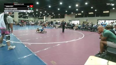 132 lbs Champ. Round 1 - Dion Guy, Elevate Wrestling Club vs Evan Shepherd, Florida Supreme