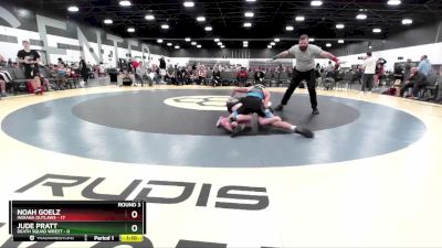 105 lbs Round 3 (8 Team) - Noah Goelz, Indiana Outlaws vs Jude Pratt, Death Squad Wrest