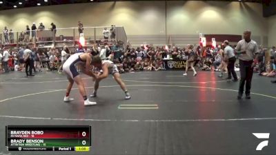 180 lbs Round 2 (6 Team) - Brady Benson, Attrition Wrestling vs Brayden Bobo, Mi Mafia Red