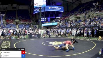 160 lbs Rnd Of 128 - Kaleb Cordova, Arizona vs Brayden Lucas, Oklahoma