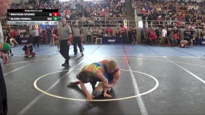 115 lbs 1st Place Match - Blaise Parrill, Worthington Kilbourne Wolves vs Braydon Studer, NA