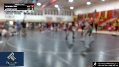 High School - 164 lbs 7th Place - Jordan Medina, Morris Hills vs Matt Edwards, South Plainfield