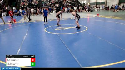 139-148 lbs Semifinal - Graiden Ritner, Wilcox-Hildreth vs Kadyn Friesen, Grand Island Northwest