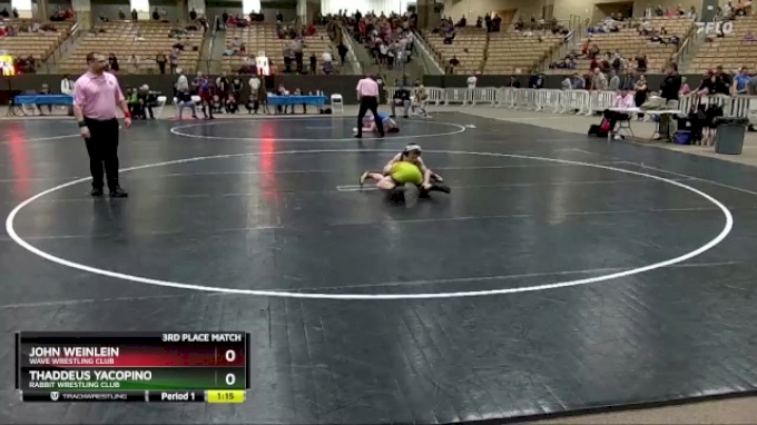 80 lbs 3rd Place Match - Thaddeus Yacopino, Rabbit Wrestling Club vs ...