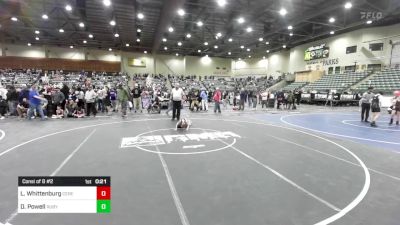 46 lbs Consi Of 8 #2 - Lincoln Whittenburg, Ceres Pups WC vs Dirk Powell, Ruby Mountain WC