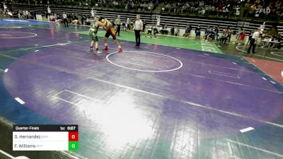 160 lbs Quarterfinal - Derek Hernandez, Gifph Wrestling vs Francis Williams, Pittsgrove WA