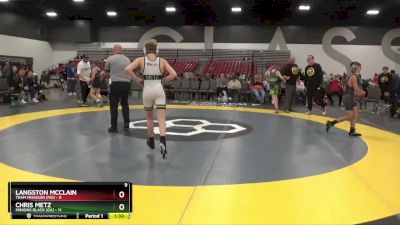 95 lbs Round 2 (8 Team) - Chris Metz, Minions Black (GA) vs Langston McClain, Team Missouri (MO)