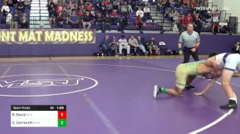 160 lbs Semifinal - Bradley David, Mt St Joseph vs Charlie Darracott, Buford