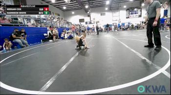 49 lbs Semifinal - Keegan Cox, Blanchard Wrestling Club vs Harrison White, Murray County Takedown Club