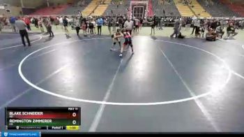 85-91 lbs Round 1 - Blake Schneider, ND vs Remington Zimmerer, CO