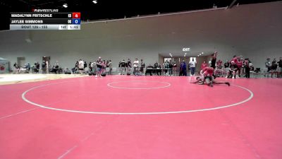 155 lbs Champ. Round 4 - Madalynn Fritschle, KS vs Jaylee Simmons, OK
