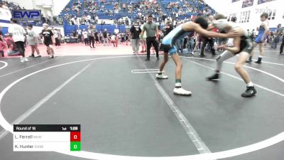 112 lbs Round Of 16 - Luke Ferrell, Weatherford Youth Wrestling vs Kameron Hunter, Division Bell Wrestling