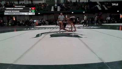 197 lbs Champ. Round 1 - Damion Schunke, Arizona State vs Spencer Mooberry, Northern Illinois