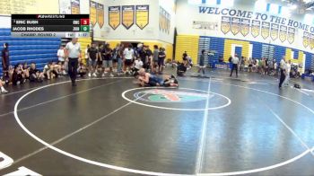 120 lbs Champ. Round 2 - Eric Bush, Riverdale Wrestling Club vs Jacob Rhodes, Wrestling University