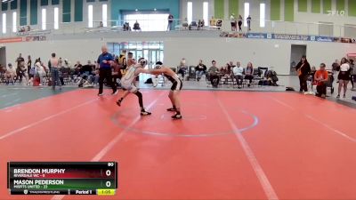 80 lbs Round 5 (6 Team) - Mason Pederson, Misfits United vs Brendon Murphy, Riverdale WC