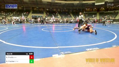 135 lbs Consi Of 16 #2 - Kale Fruits, Bristow Youth Wrestling vs Bradley Fischer, CP Wrestling