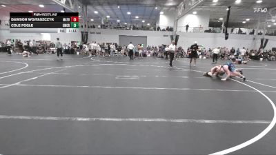 138 lbs Round 1 (6 Team) - Dawson Wojtaszczyk, Mat Assassins Black vs Cole Fogle, Grit Mat Club Red