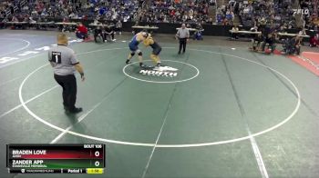 285 lbs Champ. Round 1 - Braden Love, Avon vs Zander App, Evansville Memorial