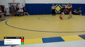 175 lbs Round 2 - Andrew White, BOWLING GREEN vs Ryan Weisbrod, ROSSFORD
