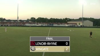 Replay: Lenoir-Rhyne vs Wingate - Men's | Sep 30 @ 5 PM