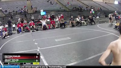 95 lbs Round 5 (6 Team) - Grant Taylor, Kansas Pythons vs Peyton Fowler, Kentucky