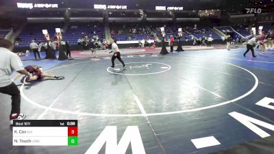 106 lbs Round Of 64 - Kylar Cox, Alvirne vs Nick Touch, Lowell