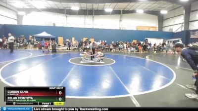 75 lbs Cons. Round 3 - Corbin Silva, Kuna Klub vs Eelan Montoya, Legacy Wrestling Academy