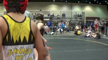 91 lbs Cons. Round 3 - Emiliano Duron, Michigan Revolution vs Kassie Sapp, Michigan Grappler RTC