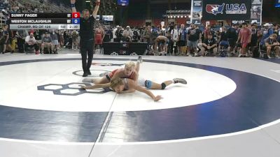 175 lbs Champ. Rd Of 128 - Sunny Fager, Utah vs Weston McLaughlin, Wyoming