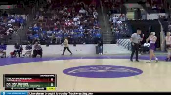125 lbs Quarterfinal - Nathan Rankin, University Of The Ozarks (Arkansas) vs Dylan McChesney, Simpson College