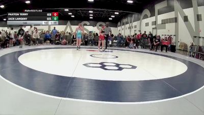 100 lbs Round 5 (6 Team) - Jace Largent, Indiana Outlaws vs Paxton Terry, Nebraska Elite