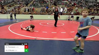 55 lbs Consi Of 4 - Henry Thompson, Harris County Wrestling Club vs Wright O'Rouke, Georgia