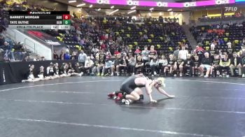 150 lbs 5th & 7th Place - Tate Buthe, Glenwood vs Barrett Morgan, Algona