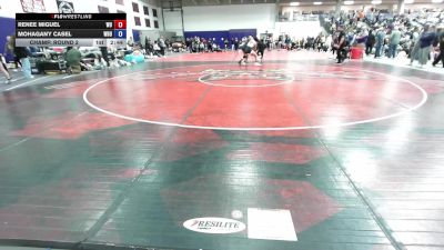 160 lbs Champ. Round 2 - Mohagany Casel, Wayland Baptist University vs Renee Miguel, Waldorf University