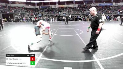 115 lbs Semifinal - Dj Hawthorne, King Select vs Talon Tahdooahnippah, Team Oklahoma