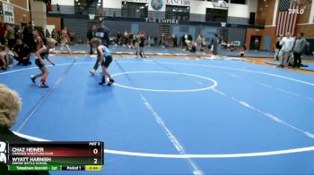 52-55 lbs Round 1 - Chaz Heiner, Charger Wrestling Club vs Wyatt Harnish, Empire Battle School