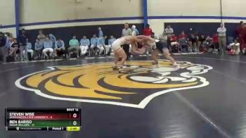 149 lbs Quarters & Wb (16 Team) - Ben Bariso, Roger Williams vs Steven Wise, Bridgewater State University