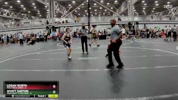 98 lbs Round 6 (8 Team) - Wyatt Sartori, Team Shutt Tyler Cook vs Logan Worth, Full Circle Green