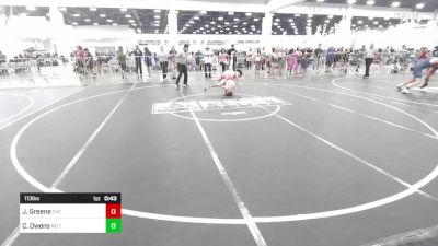 113 lbs 2nd Place - Jj Greene, The Empire vs Chrystian Owens, No Team