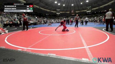 84 lbs Quarterfinal - Bj Gahagan Jr, Raw Wrestling Club vs Hudson Smith, Salina Wrestling Club