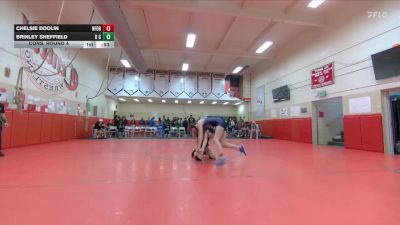 135 lbs Cons. Round 4 - Chelsie Doolin, North Fork vs Brinley Sheffield, Douglas County