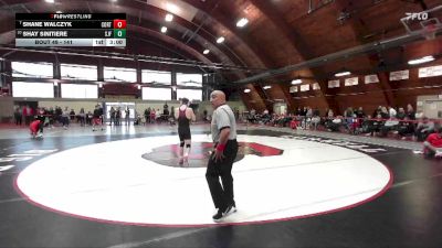 141 lbs Champ. Round 2 - Shane Walczyk, Cortland State vs Shay Sinitiere, St. John Fisher