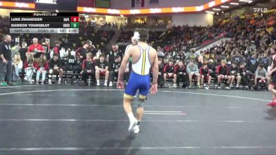 138 lbs Quarterfinal - Luke Zwanziger, Nashua-Plainfield vs Dawson Youngblut, Don Bosco