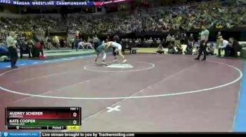 105 lbs 1st Place Match - Audrey Scherer, Lindbergh vs Kate Cooper, Timberland