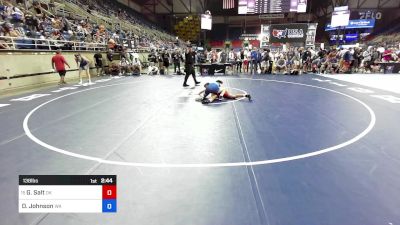 138 lbs Cons 16 #1 - Garrett Salt, OK vs Daeton Johnson, WA