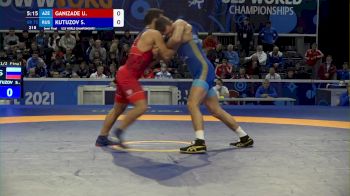 72 kg Semifinal - Ulvi Ganizade, Aze vs Sergei Kutuzov, Rus