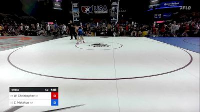 138 lbs Rnd Of 16 - William Christopher, WI vs Zackery Motzkus, WA