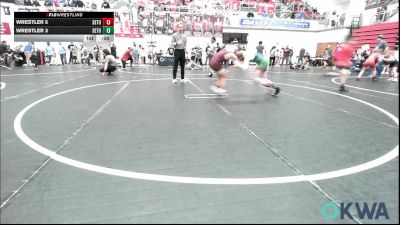 76 lbs Quarterfinal - Linkin Rother, Rough Riders vs Cyrus Baker, Harrah Little League Wrestling