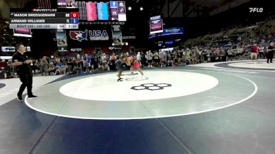150 lbs Champ. Rd Of 128 - Mason Breeggemann, MN vs Armand Williams, FL